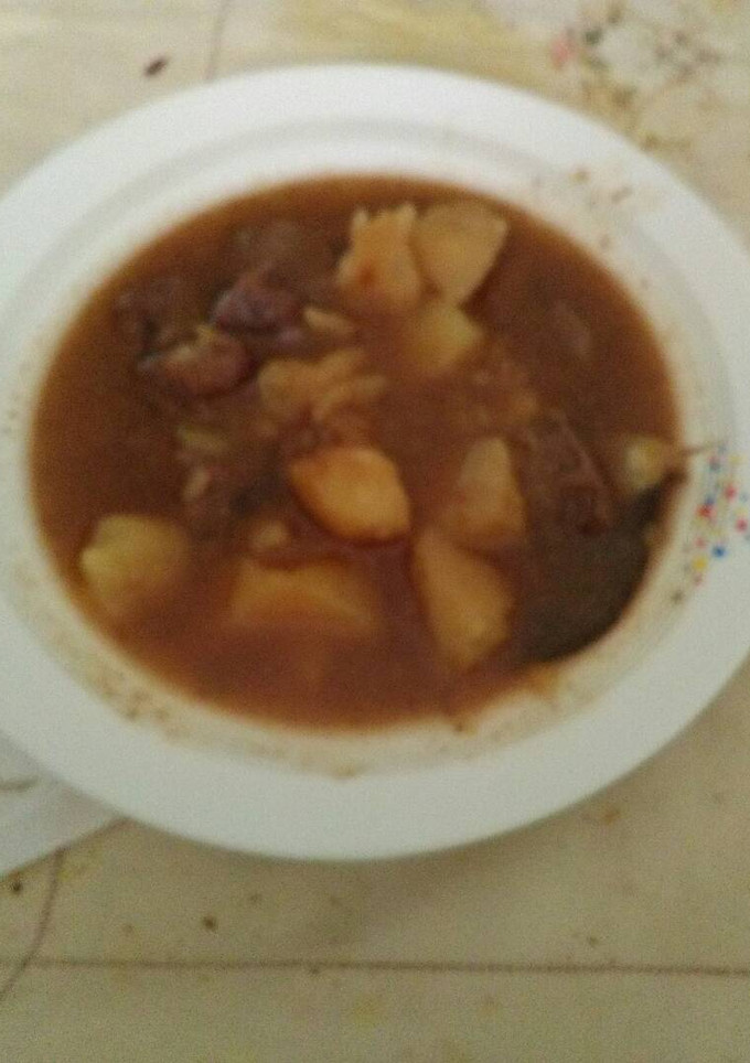 Una foto de Estofado de lengua de ternera