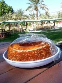صورة لوصفة كيكة قرص عقيلي