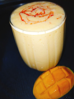 A picture of Creamy mango 🥭 shake.