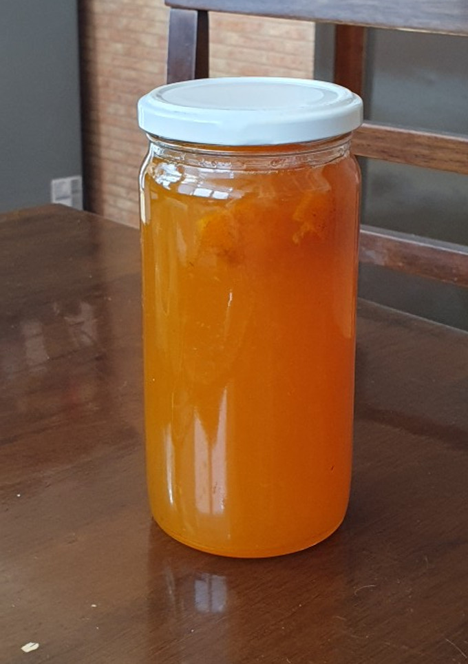 Una foto de Jarabe/sirope de mandarina