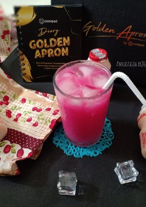 Foto resep Es Fanta Yakult