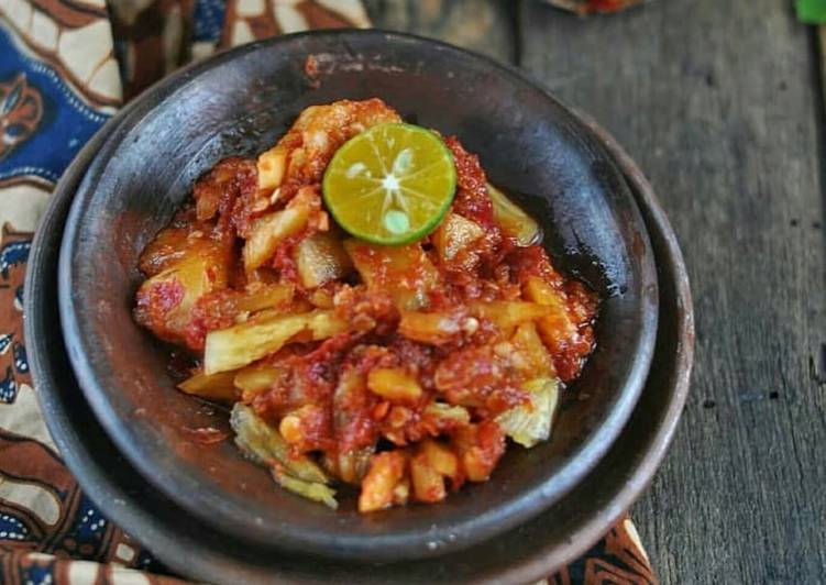 Resep Sambal nenas yang Enak