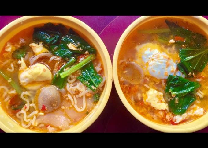 Resep Seblak mie kerupuk pedas sederhana yang Lezat