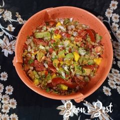 A picture of 5 minutes Avocado and Mango Salsa.