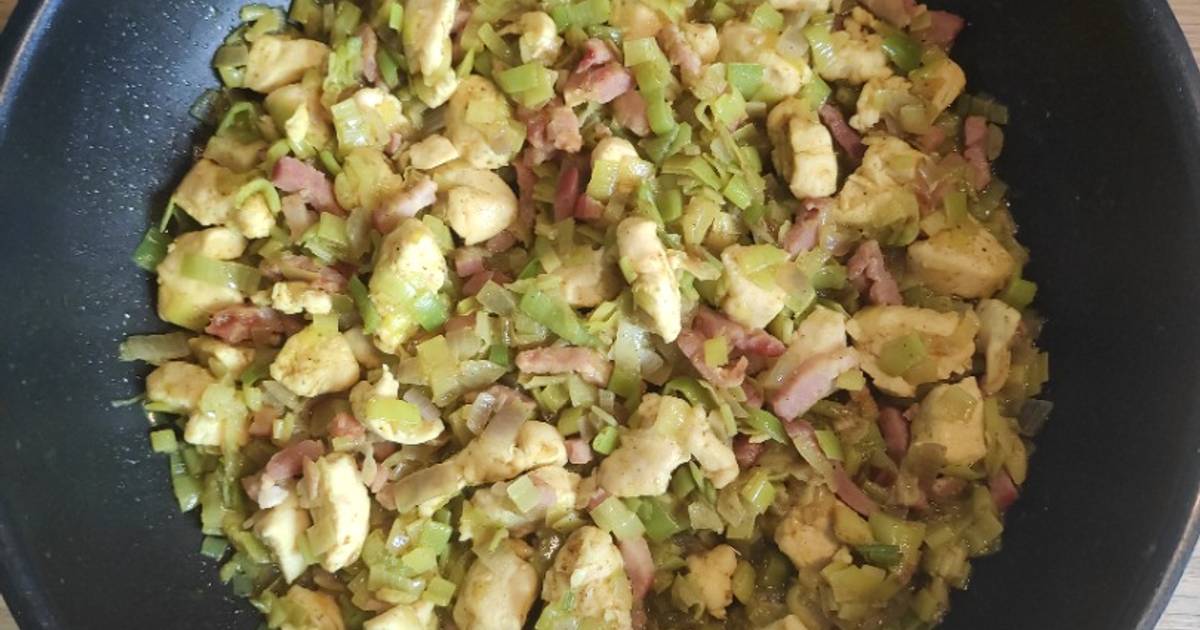 Fondue de poireaux, poulet curry de Cook & Dream Cookpad