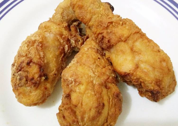 Cara Gampang Membuat Fried Chicken with Tepung Singkong (Mocaf) Anti Gagal