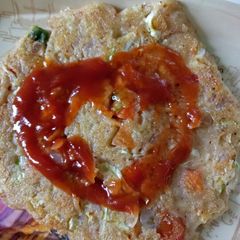 A picture of Vegetables chilla.