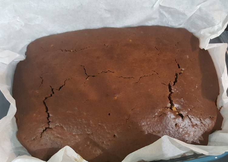 Bizcocho de chocolate con nueces