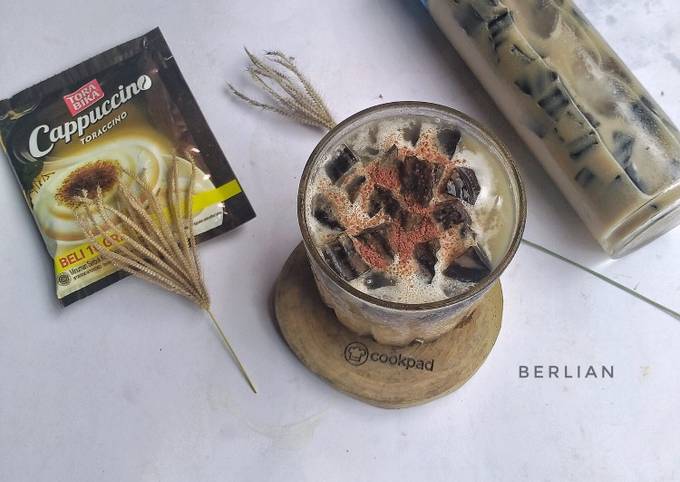 Bagaimana Membuat Es Cappucino Cincau, Enak