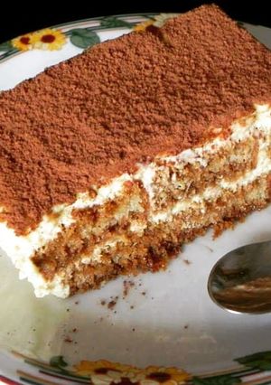 Una foto de Tiramisú tradicional muy fácil