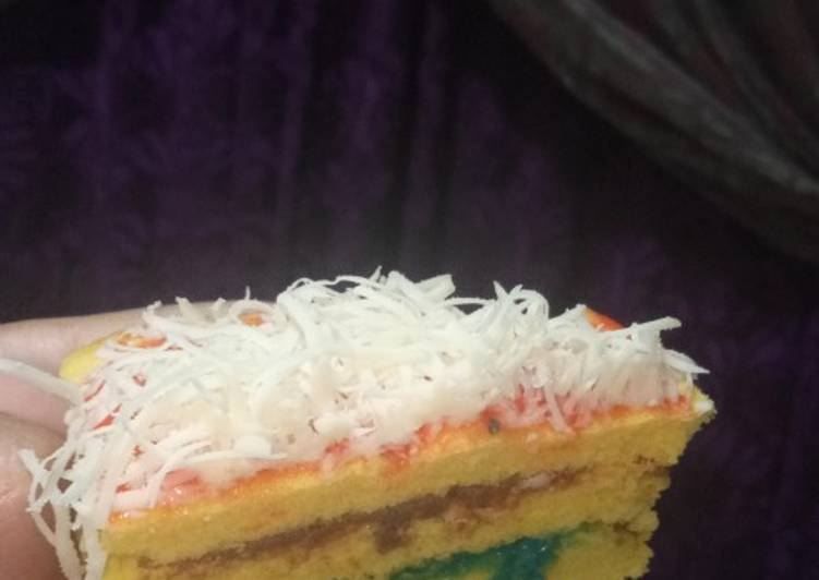 Kue bolu tumpuk hemat dan irit super lembut