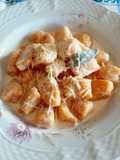 Ñoquis de zapallo con crema de salvia