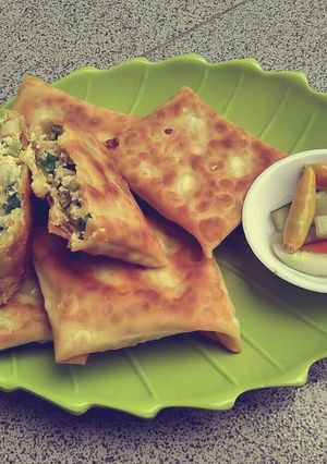 Foto resep Martabak isi jamur n tahu