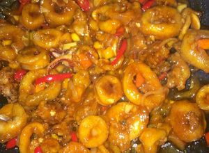 Foto resep Cumi asam manis ala restoran enak bgt / cumi goreng saos
