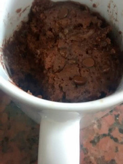 Una foto de Torta en taza de chocolate, realmente rica