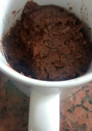 Una foto de Torta en taza de chocolate, realmente rica