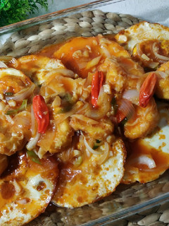 Foto resep Telor Ceplok Tofu Asam Manis