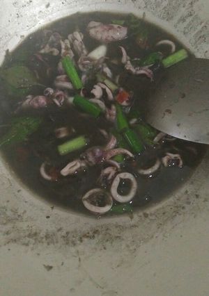 Foto resep Cumi masak hitam