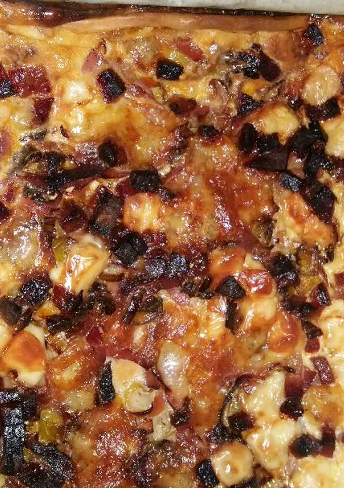 Una foto de Quiche con bacon y chorizo