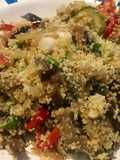 Ensalada de cous cous y verduras asadas