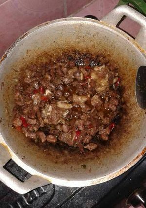 Foto resep Daging kambing goreng asem 🐐