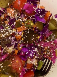 عکسی از دستور سالاد رنگی و ترش