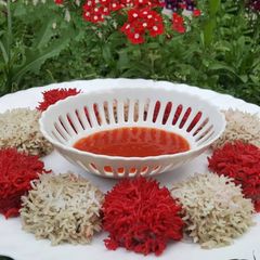 Spicy Chicken Flower🌹Dumplings A picture of Spicy Chicken Flower🌹Dumplings.