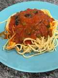 Salsa puttanesca para pastas