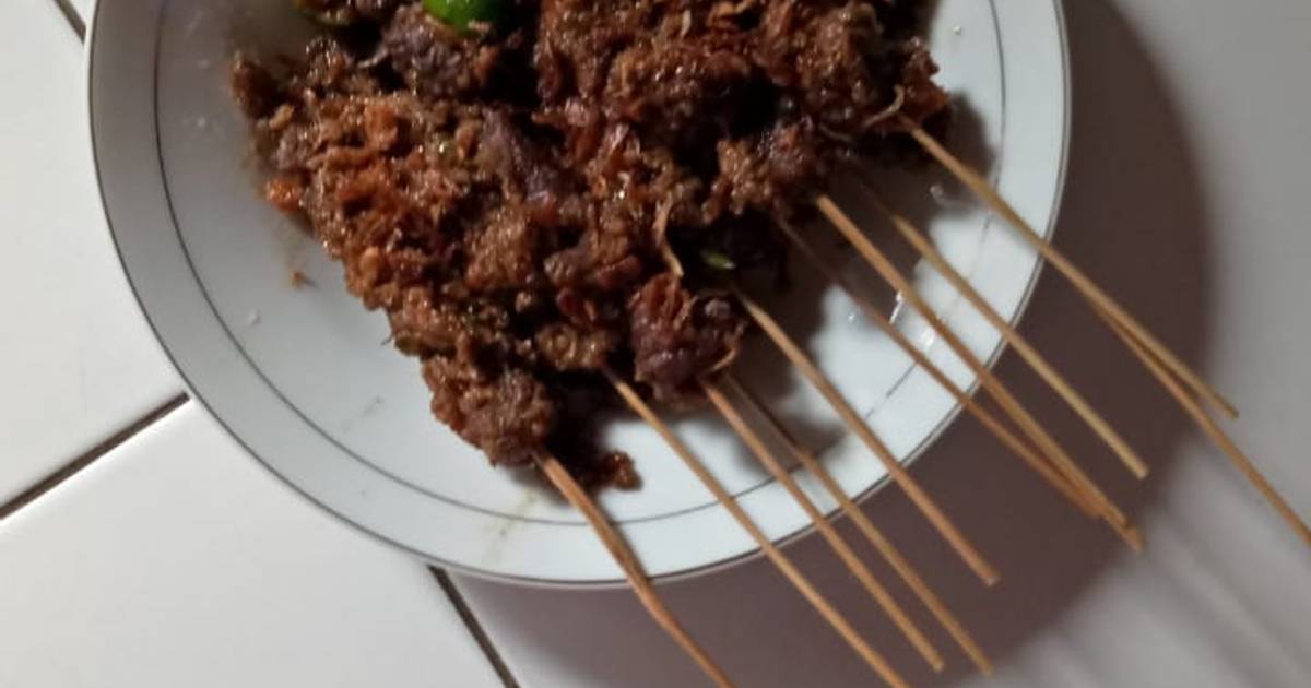 232 resep  sate sapi  bumbu  kacang enak dan sederhana Cookpad