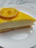 Tarta de mousse de limón