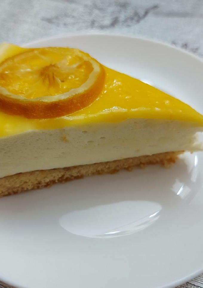 Una foto de Tarta de mousse de limón