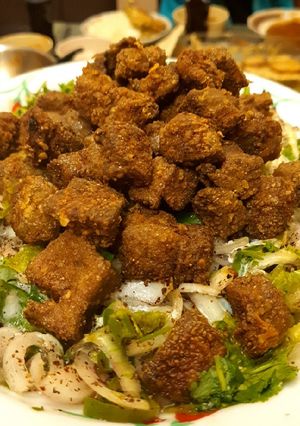 صورة لوصفة كبدة الغنم ع الطريقة التركية