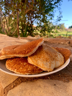 Una foto de Tortitas americanas esponjosas para desayuno cumple 2 de Carmen en Thermomix