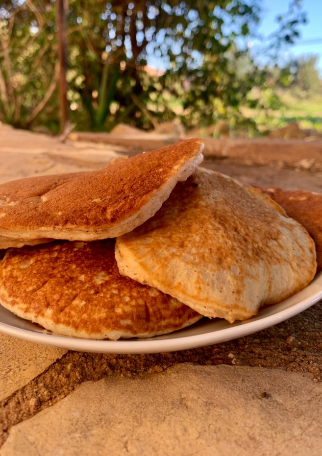 Una foto de Tortitas americanas esponjosas para desayuno cumple 2 de Carmen en Thermomix