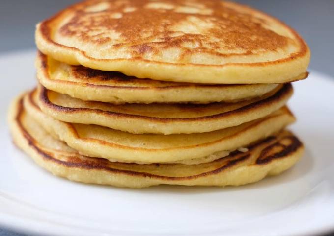 Recipe of Perfect Fluffy Ricotta &amp; Lemon Pancakes