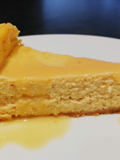 A picture of Salted Caramel Baked Cheesecake.