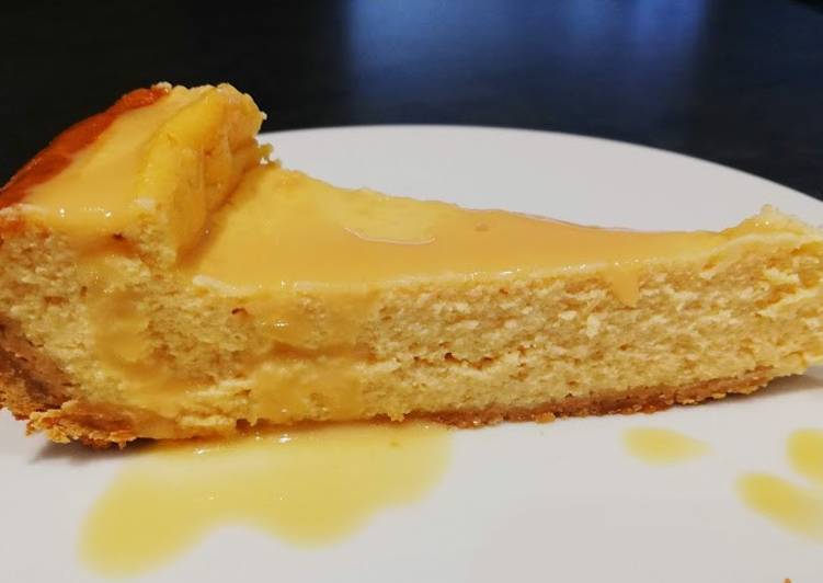 Steps to Make Speedy Salted Caramel Baked Cheesecake