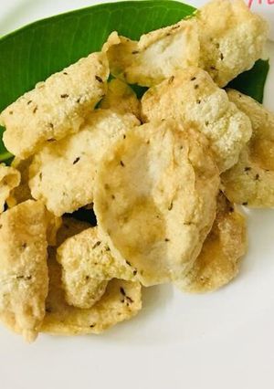 A picture of Rice flour papad.