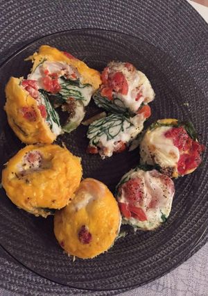 Zöldséges fehérjebomba, reggelire recept fotója