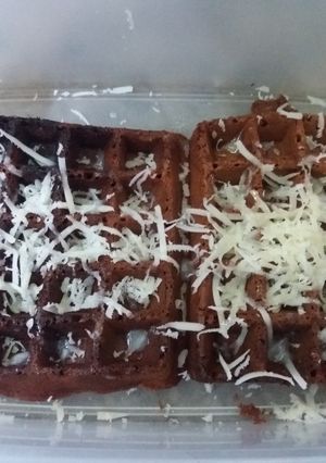 Foto resep Waffle coklat keju