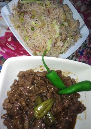 A picture of Beef chilli gravy.
