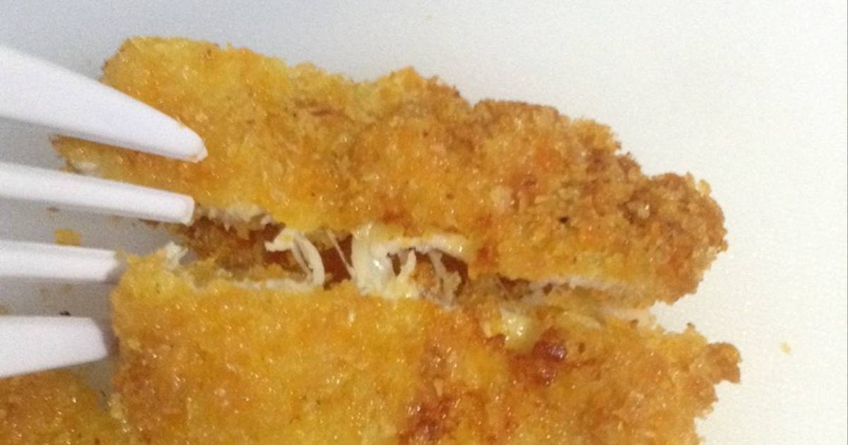 Resep Chicken katsu with mozzarella oleh Fufuwuwu Cookpad