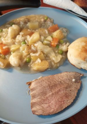 A picture of Boiled Beef Dinner.