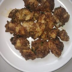 A picture of Masala achari arbi(colocacia).