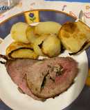 Carne al horno mechada 🥩🥔🧅