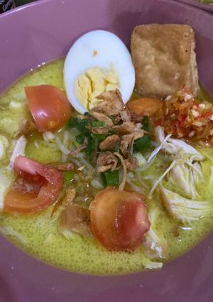 Foto resep Soto ayam santan