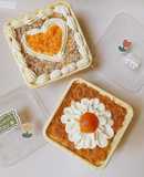 Bông lan trứng muối 2 sốt