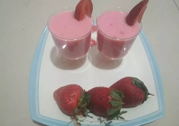 Strawberry flavoured MishtiDoi