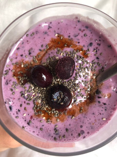 Una foto de Smoothie Arándanos