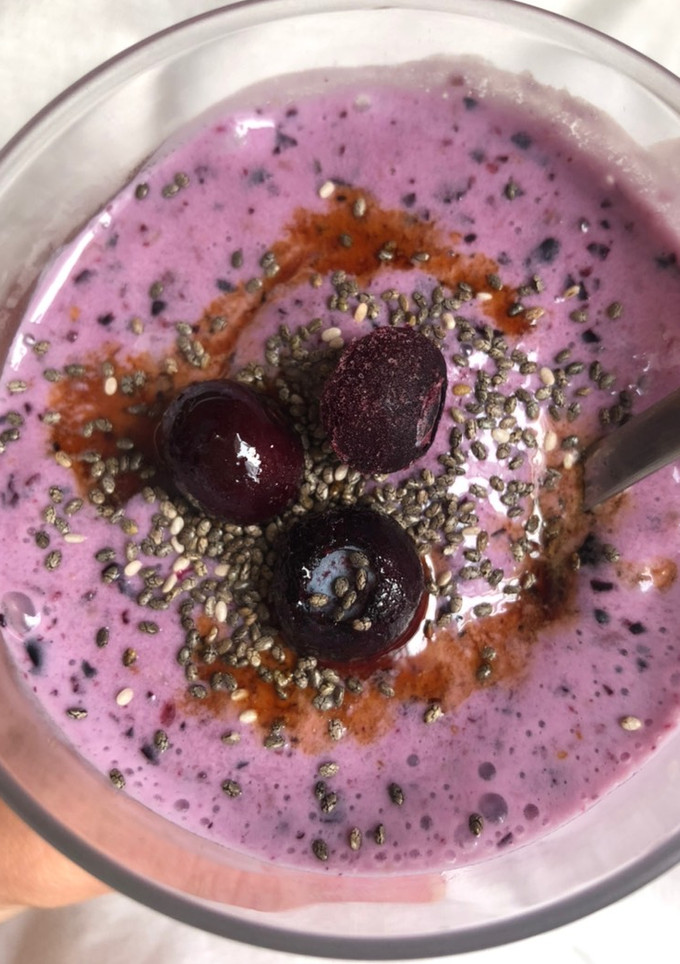 Una foto de Smoothie Arándanos